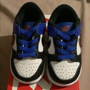 Nike Kids' Black, Blue, and White Sneakers